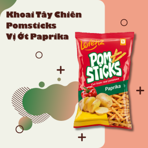 Lorenz-Khoai Tây Chiên Pomsticks Vị Ớt Paprika - 70g