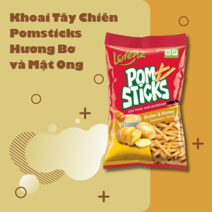 Lorenz-Khoai Tây Chiên Pomsticks Hương Bơ Và Mật Ong - 70g