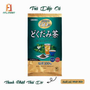 Orihiro-Trà diếp cá thanh nhiệt thải độc Orihiro 60 gói