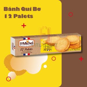 StMichel-Bánh Qui Bơ 12 Palets - 150g