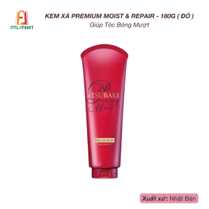 Tsubaki-Kem Xả Giúp Tóc Bóng Mượt Premium Moist & Repair - 180g ( Đỏ )