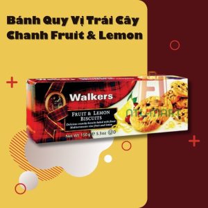 Walkers-Bánh Quy Vị Trái Cây & Chanh Fruit & Lemon - 150g