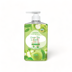 Watsons-Nước Rửa Tay Huơng Táo - 500ml ( Xanh )