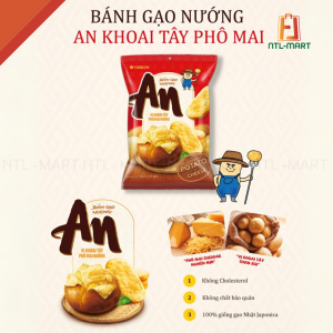Bánh Gạo Nướng Orion An Vị Khoai Tây Phô Mai Nướng 100.8G