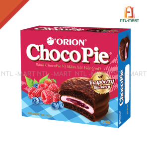 hộp Bánh ChocoPie Vị Mâm Xôi Việt Quất