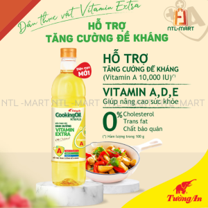 Tường An CookingOil Nutri Plus: Dầu ăn dinh dưỡng, tăng cường sức đề kháng